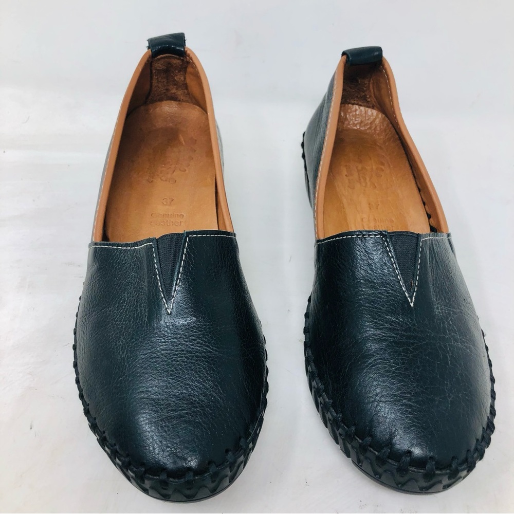 New Spring Step Tispea Leather Wedge Loafers - Picture 2 of 7